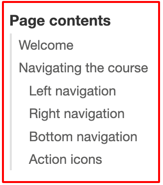 course right nav
